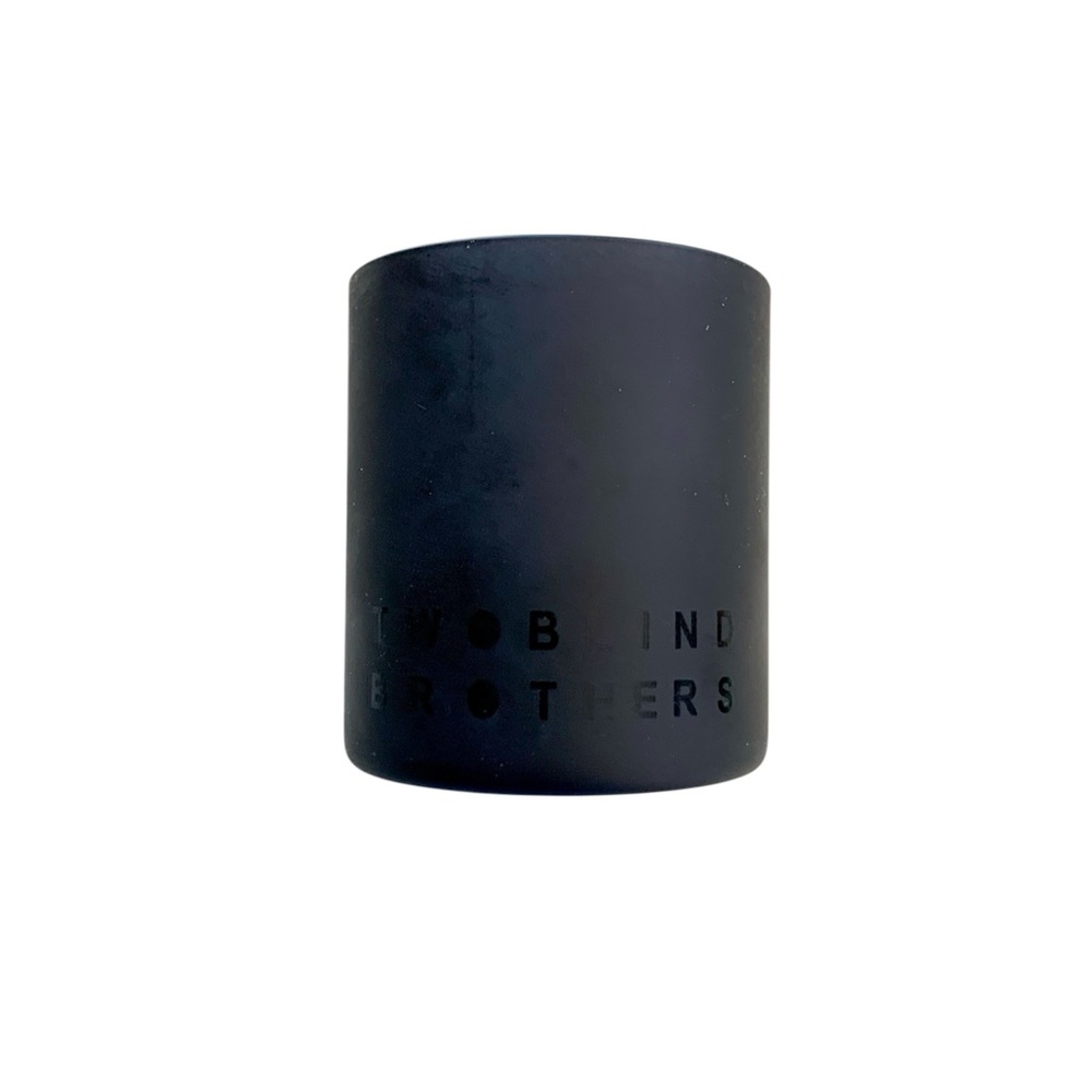 Two Blind Brothers Hand Poured Blackout Candle 12oz Saddlewood Scented - Picture 5 of 11